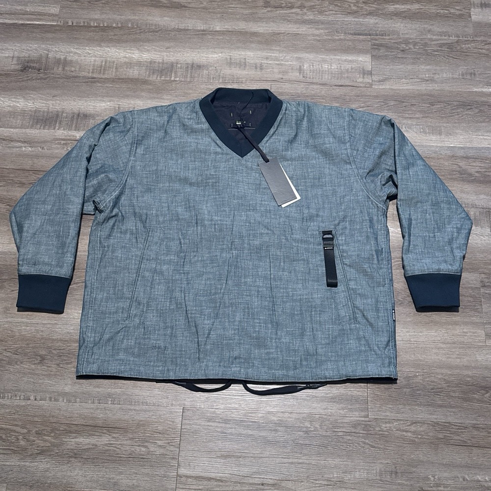 G Star Originals Research GSRR Reversible Unisex Tracktop Raw Denim Size XL